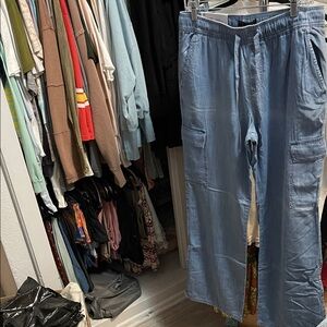 Sanctuary Light Blue Cargo Pants